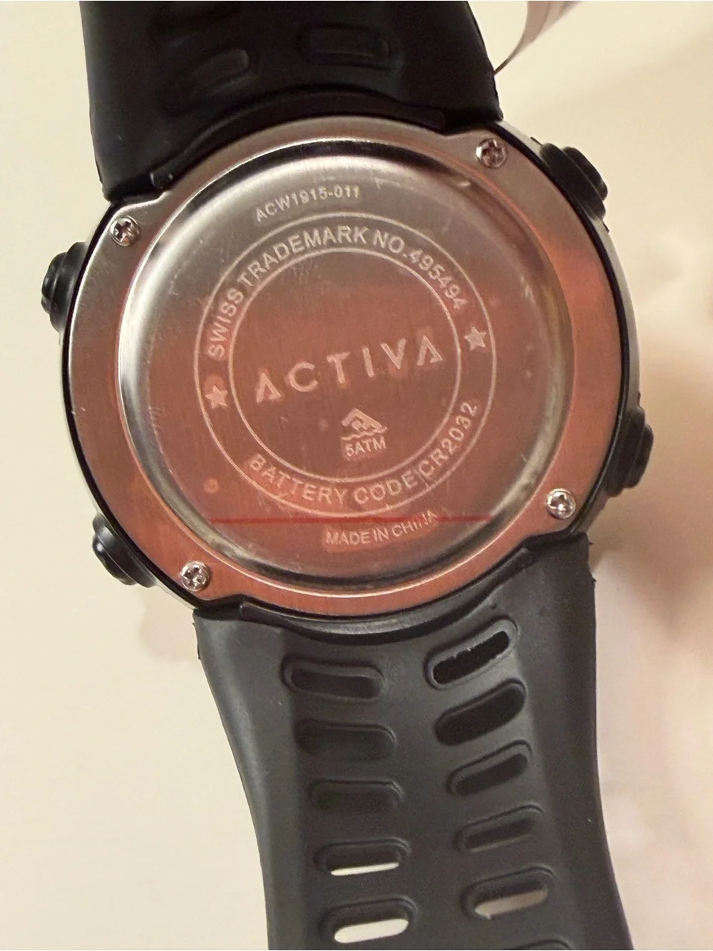 NEW Black and Res Activa Summit X Invicta Men’s Digital Sports Watch - 50 mm NIB